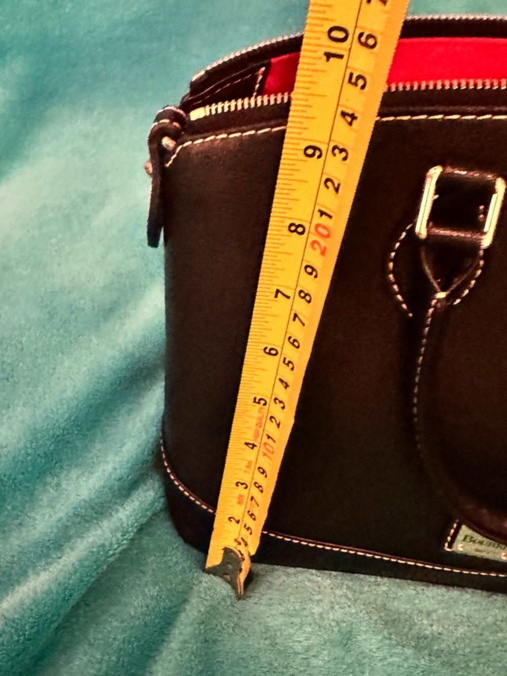 Dooney & Bourke Black Leather Dome Satchel - Picture 8 of 8